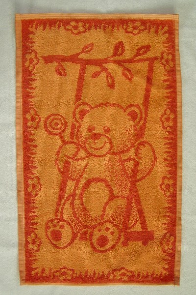 Dětský ručník Dadka Medvídek oranžový