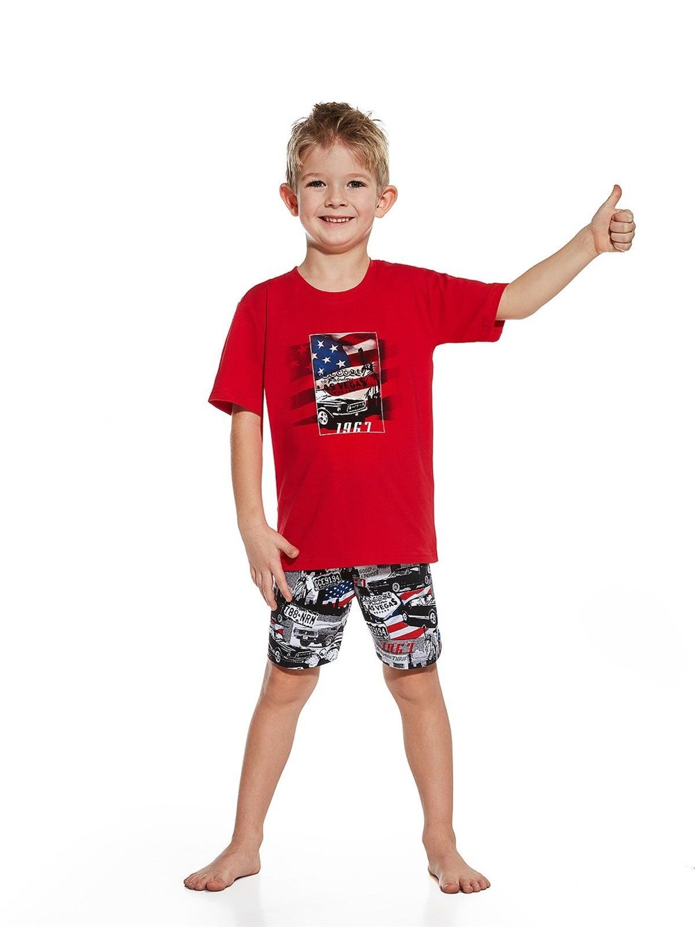 Chlapecké pyžamo Cornette "America" Young and Kids 789/53