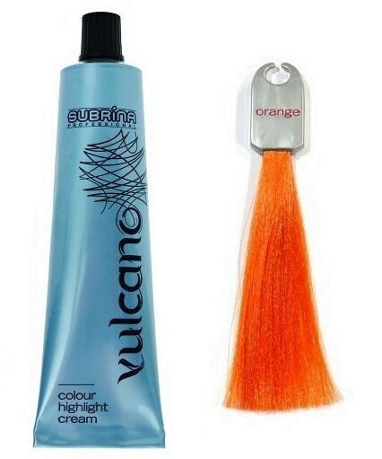 SUBRÍNA Contrast ORANGE - Colour Highlight Cream 60ml - barevný melír na vlasy - Oranžový