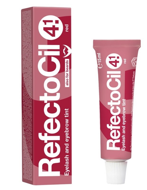 REFECTOCIL č.4,1 RED - Profesionální barva na řasy, obočí a vousy 15ml - Červená