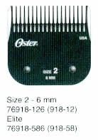OSTER Hlavice 6,3mm Náhradní střihací nůž pro Oster 97-40 a 44 size2 - 6,3mm