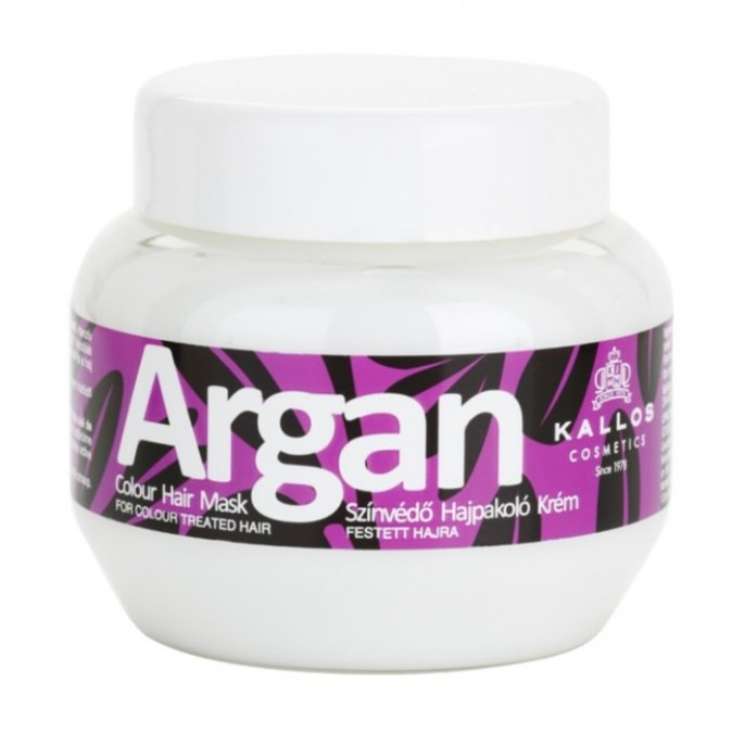 KALLOS Argan Colour Hair Mask 275ml - maska s Arganem na barvené vlasy