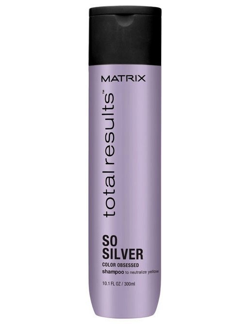 MATRIX Total Results So Silver Shampoo Color Obsessed 300ml - šampon pro blond a melírované vlasy