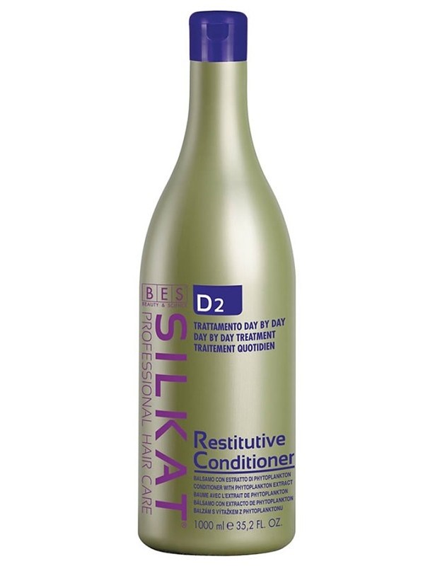 BES Silkat D2 Restitutive Conditioner 1000ml - regenerační kondicioner na vlasy