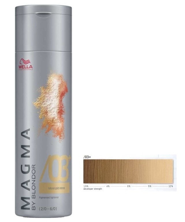 WELLA Professionals Magma By Blondor 120g - Melírovací barva č.03+ přírodní zlatá
