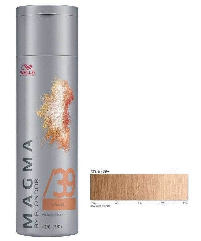 WELLA Professionals Magma By Blondor 120g - Melírovací barva č.39 popelavě zlatá světlá