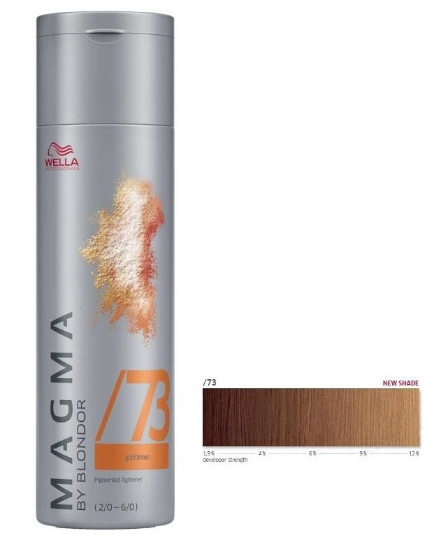WELLA Professionals Magma By Blondor 120g - Melírovací barva č.73 hnědá zlatá
