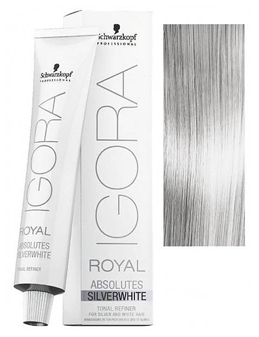 Schwarzkopf Igora Royal Silver Whites 60ml - barva pro stříbrné a bílé vlasy - Silver