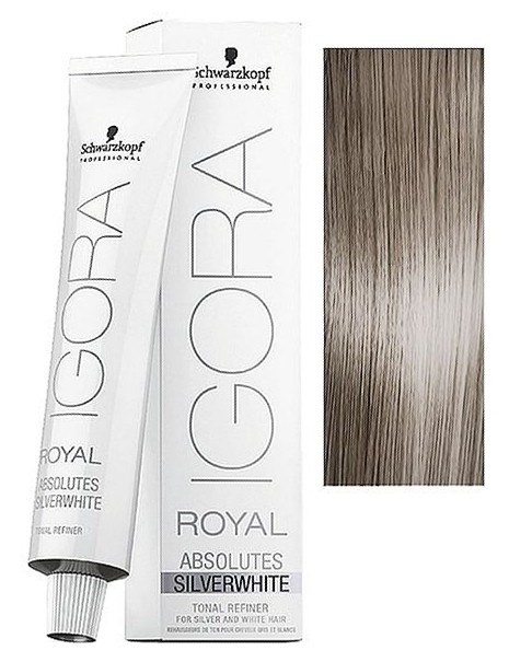 Schwarzkopf Igora Royal Silver Whites 60ml - barva pro stříbrné a bílé vlasy - Dove Grey