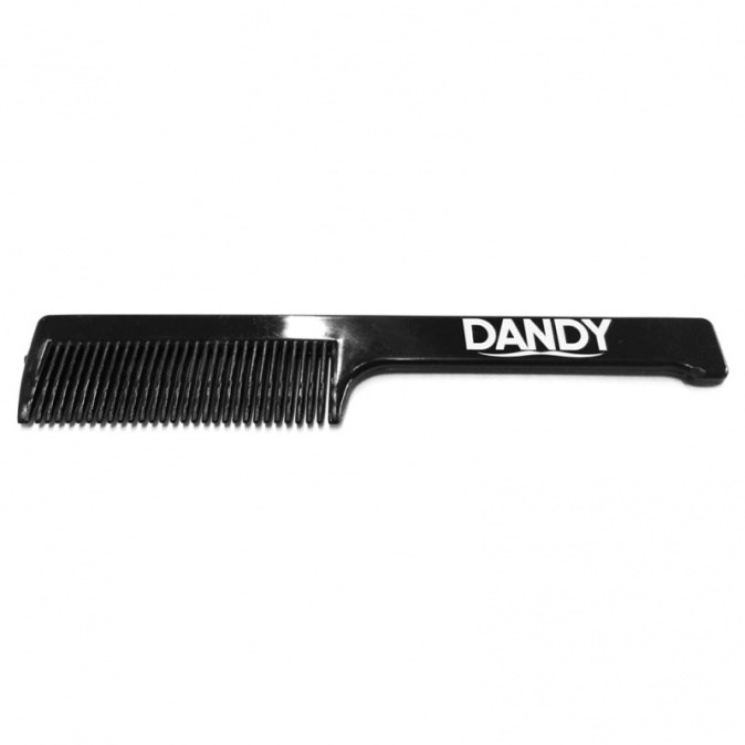 DANDY Hřebínek na vousy pro každodenní úpravu vousů a kníru - 11cm x 2cm