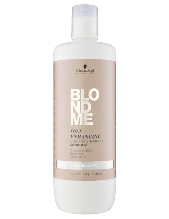 SCHWARZKOPF BlondMe Cool Blondes Neutralizing Shampoo 1l - šampon pro ledovou blond