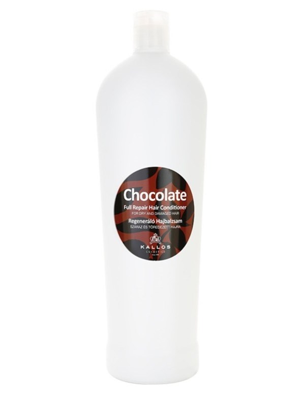 KALLOS Chocolate Repair Conditioner 1000ml - kondicioner na suché lámavé vlasy