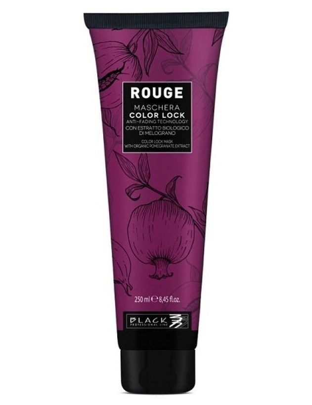 BLACK Rouge Mask Color Lock 250ml - maska na barvené vlasy proti blednutí barvy