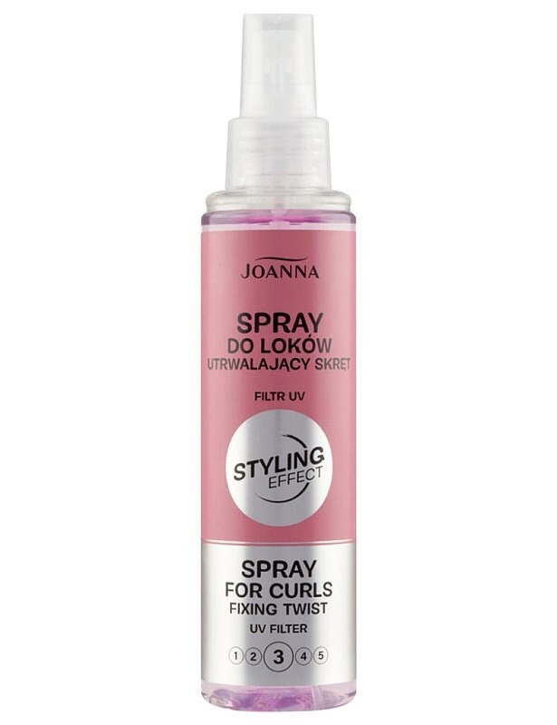 JOANNA Styling Effect Spray For Curls 150ml - sprej na zvýraznění vln a kadeří