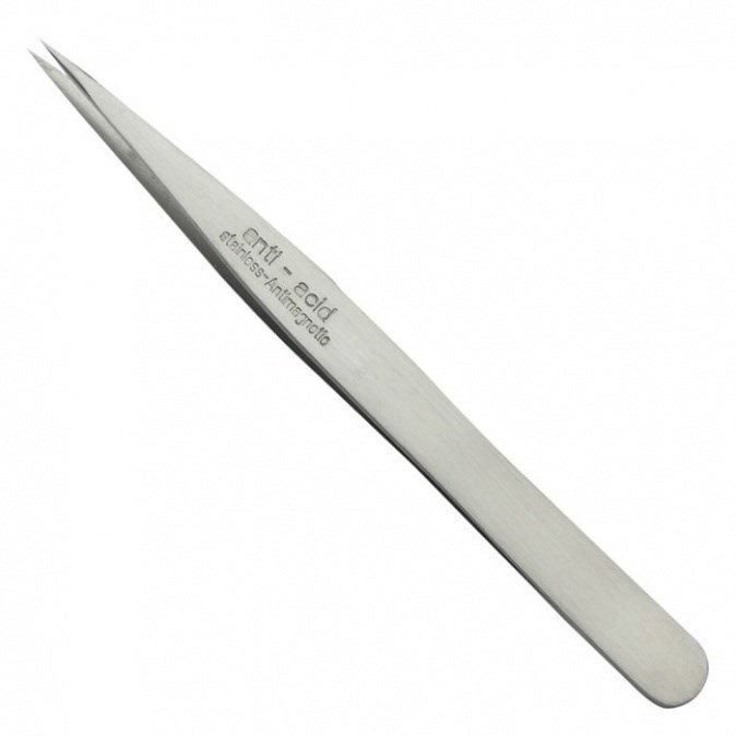 KIEPE Professional Tweezers 111 - kosmetická pinzeta, špičatá, nerez - délka 9 cm