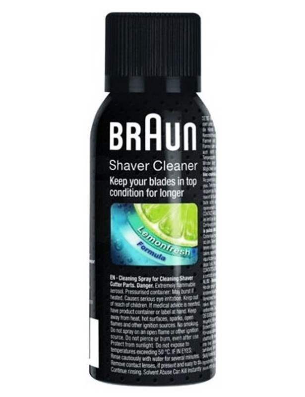BRAUN Shaver Cleaner Čisticí sprej pro holicí strojky a zastřihovače 100ml