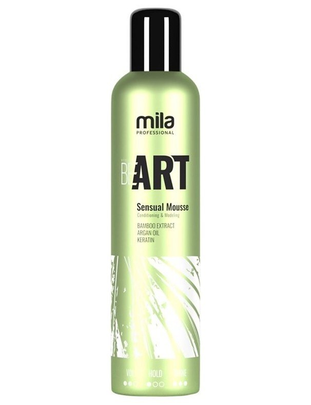 MILA Hair Cosmetics Sensual Mousse 300ml - výživná a stylingová pěna s arganem