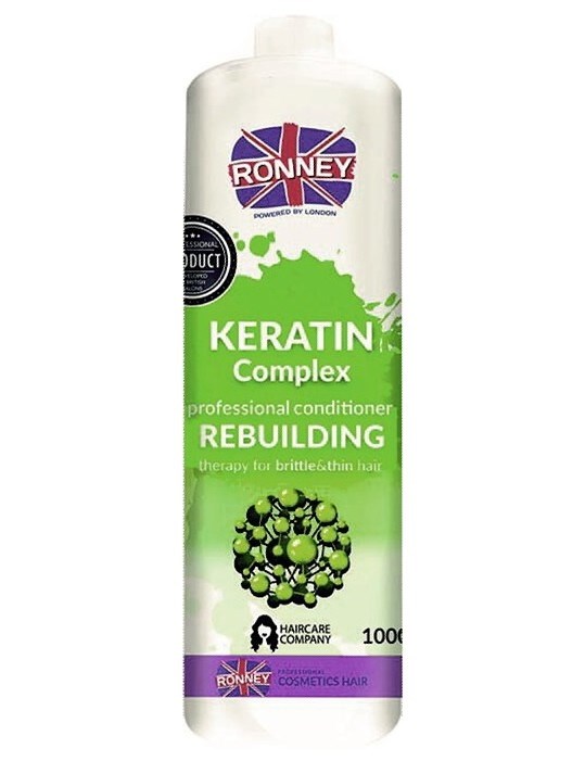 RONNEY Keratin Complex Conditioner 1000ml - kondicionér pro slabé a křehké vlasy