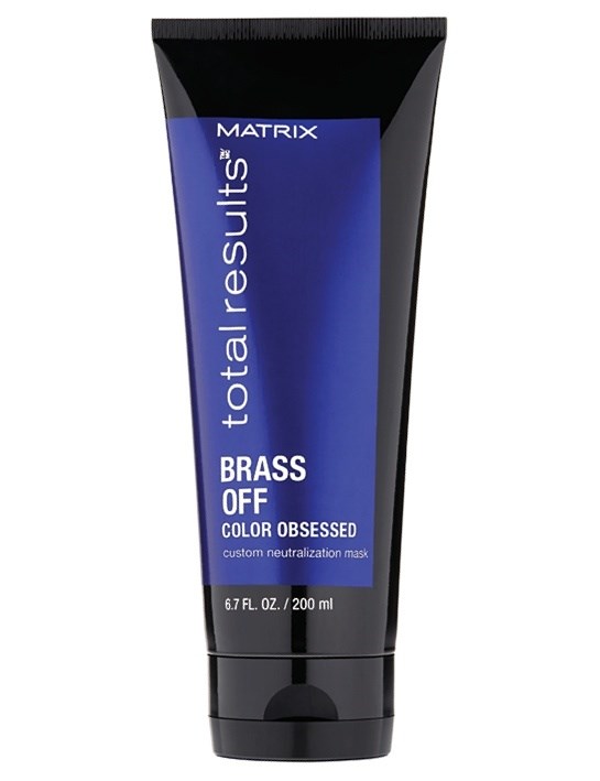 MATRIX Total Results Brass Off Silver Mask 200ml - maska pro blond a melírované vlasy