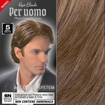 RENEÉ BLANCHE Per Uomo 6N Dark Blond - 5min. barva na vlasy pro muže - tmavá blond