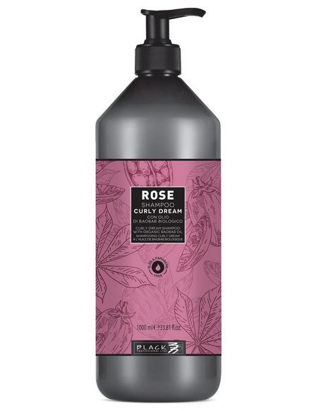 BLACK Rose Shampoo Curly Dream 1000ml - šampon pro vlnité nebo kudrnaté vlasy