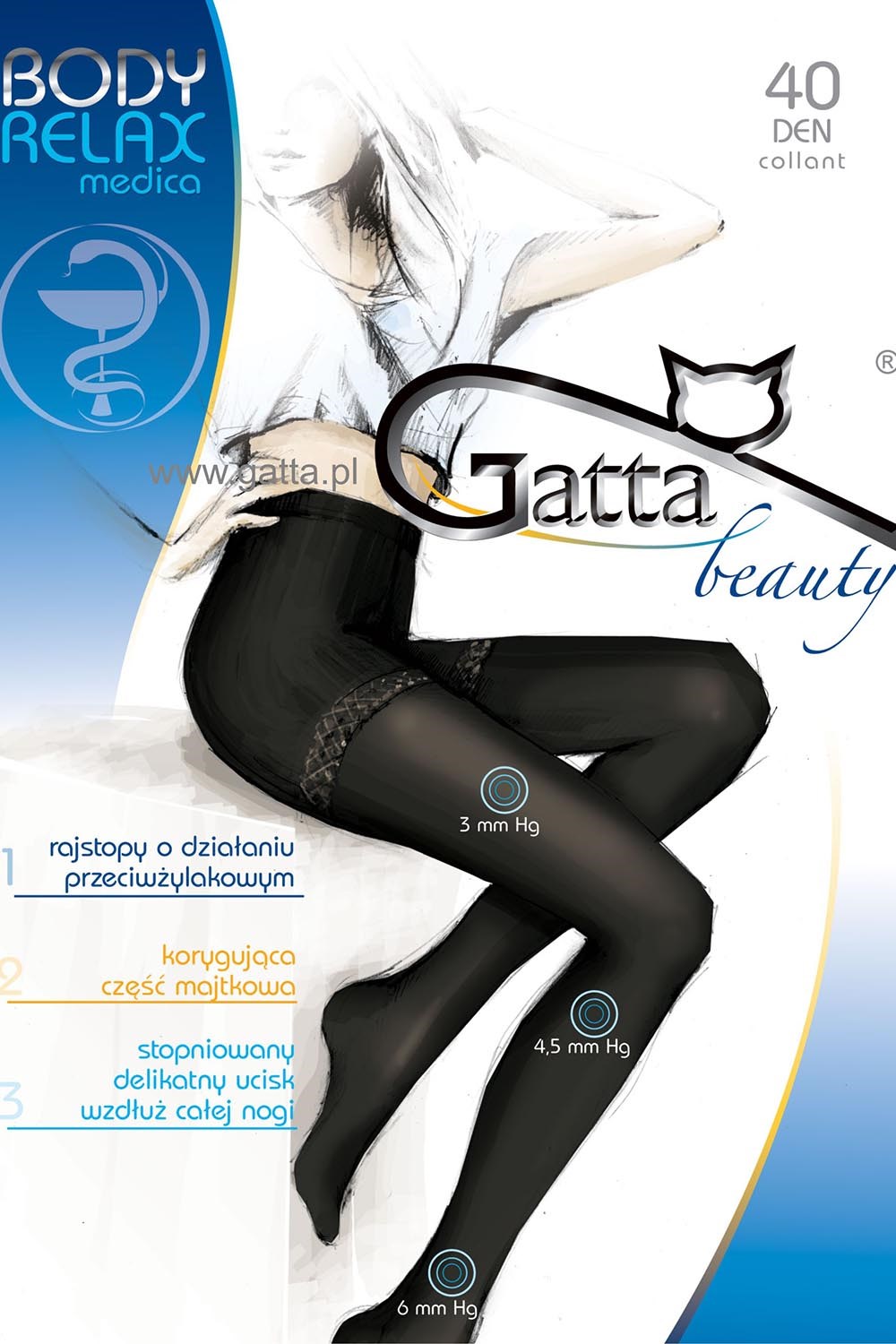 Punčochové kalhoty Gatta Body Relaxmedica 40