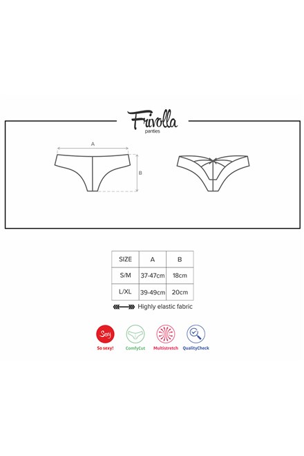 Kalhotky Obsessive Frivolla panties - Výprodej