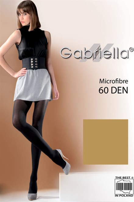 Punčochové kalhoty Gabriella Microfibre 60 Den Code 122 - Výprodej