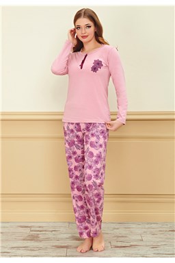 Dámské pyžamo Leontyna s výšivkou Fapi 4358 