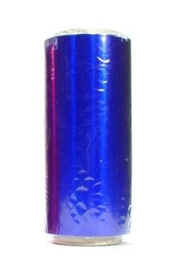 Kadeřnické pomůcky Kadeřnický barevný alobal na melír - modrý - slabší