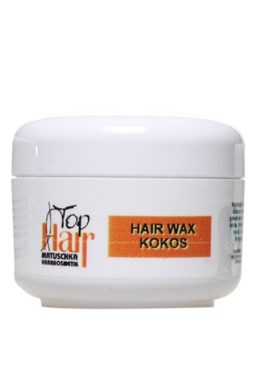 MATUSCHKA Top Hair - Hair Wax jemný vosk na vlasy v kelímku - kokos 100ml