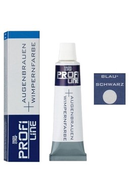 PROFI LINE Profesionální barvy na řasy a obočí 15ml - Modročerná