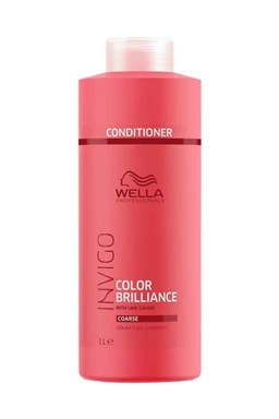 WELLA Invigo Brilliance Color Conditioner Coarse 1000ml - balzám na silné barvené vlasy