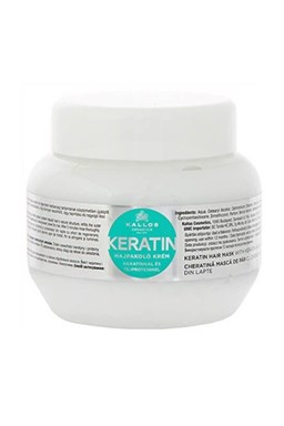 KALLOS KJMN Keratin Hair Mask 275ml - hydratační keratinová maska na suché vlasy