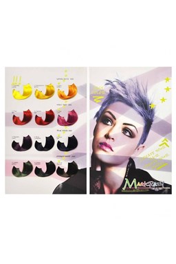 KLÉRAL MagiCrazy Vlasový vzorník pro intenzivní barvy na vlasy MAGICRAZY