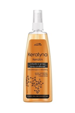 JOANNA Keratin Spray Conditioner 150ml - bezoplachový kondicioner na poškozené vlasy