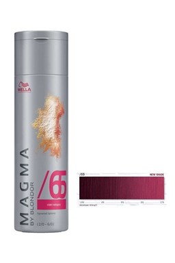 WELLA Professionals Magma By Blondor 120g - Barevný melír č.65 fialově mahagonová