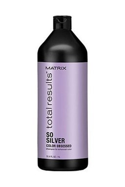 MATRIX Total Results So Silver Shampoo 1000ml - šampon pro blond a melírované vlasy