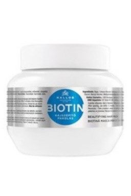 KALLOS KJMN Biotin Hair Mask 275ml - maska pro tenké, slabé a lámavé vlasy