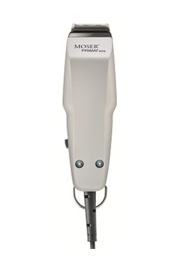 MOSER 1411-0051 PRIMAT Mini - Profesionální síťový konturovací strojek na vlasy - bílý