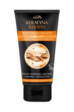 JOANNA Keratin Hair Mask With Keratin 150g - keratinová maska na poškozené vlasy