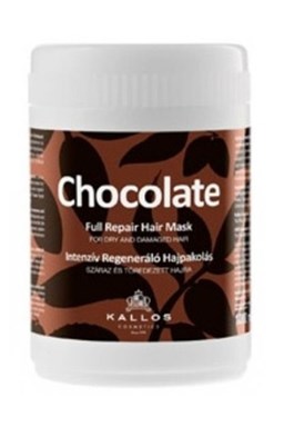 KALLOS Chocolate Repair Mask 1000ml - kúra na suché lámavé vlasy