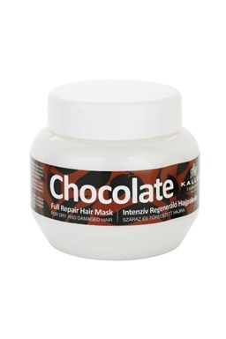 KALLOS Chocolate Repair Mask 275ml - kúra na suché lámavé vlasy