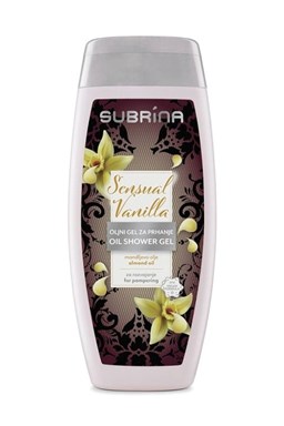 SUBRÍNA Shower Gel Sensual Vanilla - sprchový gel s jemnou vůní vanilky 250ml