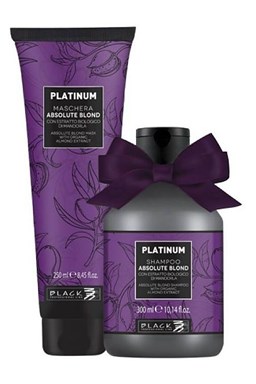 BLACK Platinum Gift Shampoo 300ml + Platinum Maschera 250ml - dárkový balíček