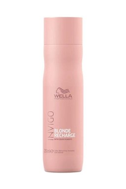 WELLA Invigo Cool Blonde Recharge Shampoo 250ml - šampon pro studenou blond