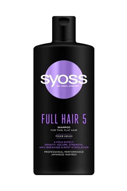 SYOSS Professional Full Hair 5 Shampoo 440ml - šampon pro hustotu a objem vlasů