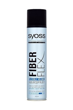 SYOSS Professional Fiber Flex Hairspray 300ml - objemový lak na vlasy, extra silná fixace