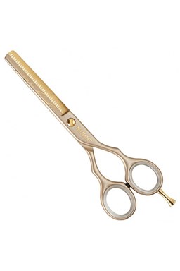 KIEPE Professional Luxury Premium 2471 5,5´ Gold - efilační nůžky na vlasy 14,5cm - zlaté
