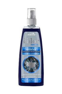 JOANNA Ultra Color BLUE Hair Rinse Spray 150ml - tónovací přeliv ve spreji - modrý